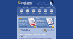 Desktop Screenshot of exerciseplus.com